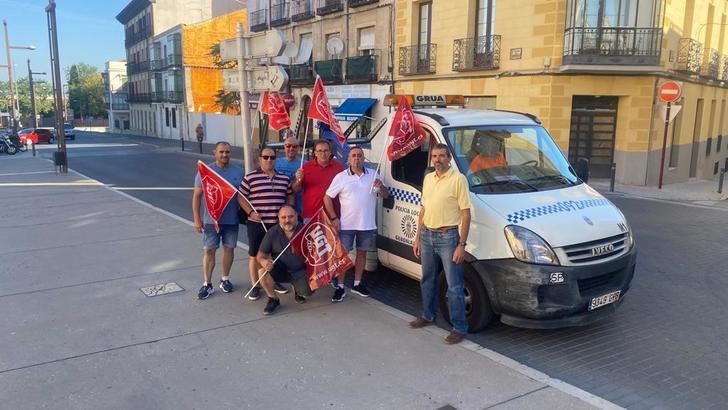Los trabajadores del servicio de grúa de Guadalajara irán a huelga en plenas fiestas si no se cumple el acuerdo de municipalización 