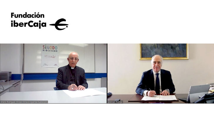 Fundación IberCaja renueva su colaboración con el Obispado de Sigüenza-Guadalajara para la conservación de su patrimonio artístico