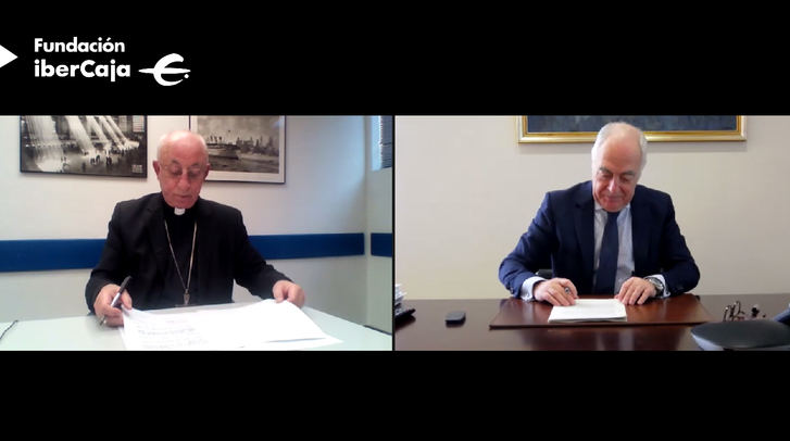 Fundación IberCaja renueva su colaboración con el Obispado de Sigüenza-Guadalajara