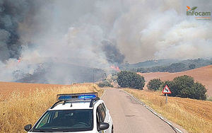 Controlado el fuego de El Casar donde continúan 5 medios terrestres y 20 efectivos