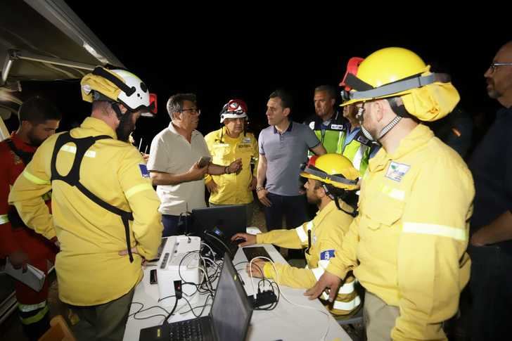 El incendio de Toledo queda estabilizado y 18 medios terrestres trabajan para su control