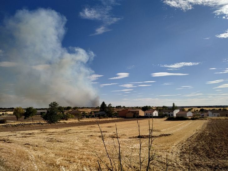 Extinguido el fuego originado el domingo en Loranca de Tajuña este martes a las 11 horas