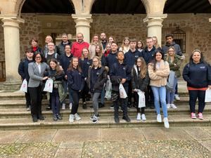 El Ayuntamiento de Sigüenza recibió a un grupo de estudiantes ingleses