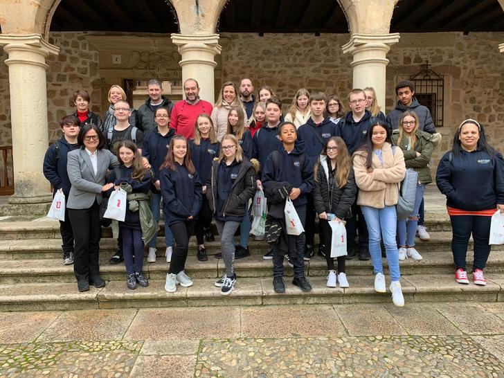 El Ayuntamiento de Sigüenza recibió a un grupo de estudiantes ingleses