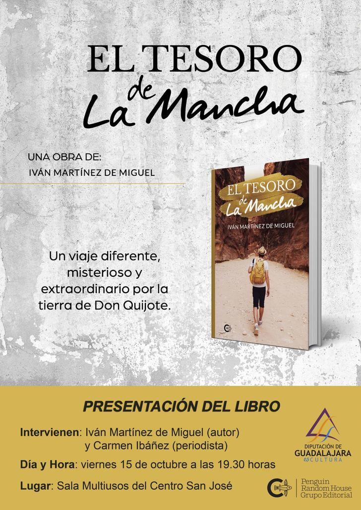 Iván Martínez presenta este viernes su segundo libro en la Multiusos de la Diputación de Guadalajara 