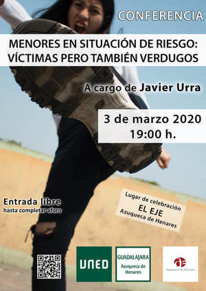 Javier Urra impartir&#225; el 3 de marzo en el EJE de Azuqueca la conferencia &#39;Menores en situaci&#243;n de riesgo: V&#237;ctimas pero tambi&#233;n verdugos&#39; 