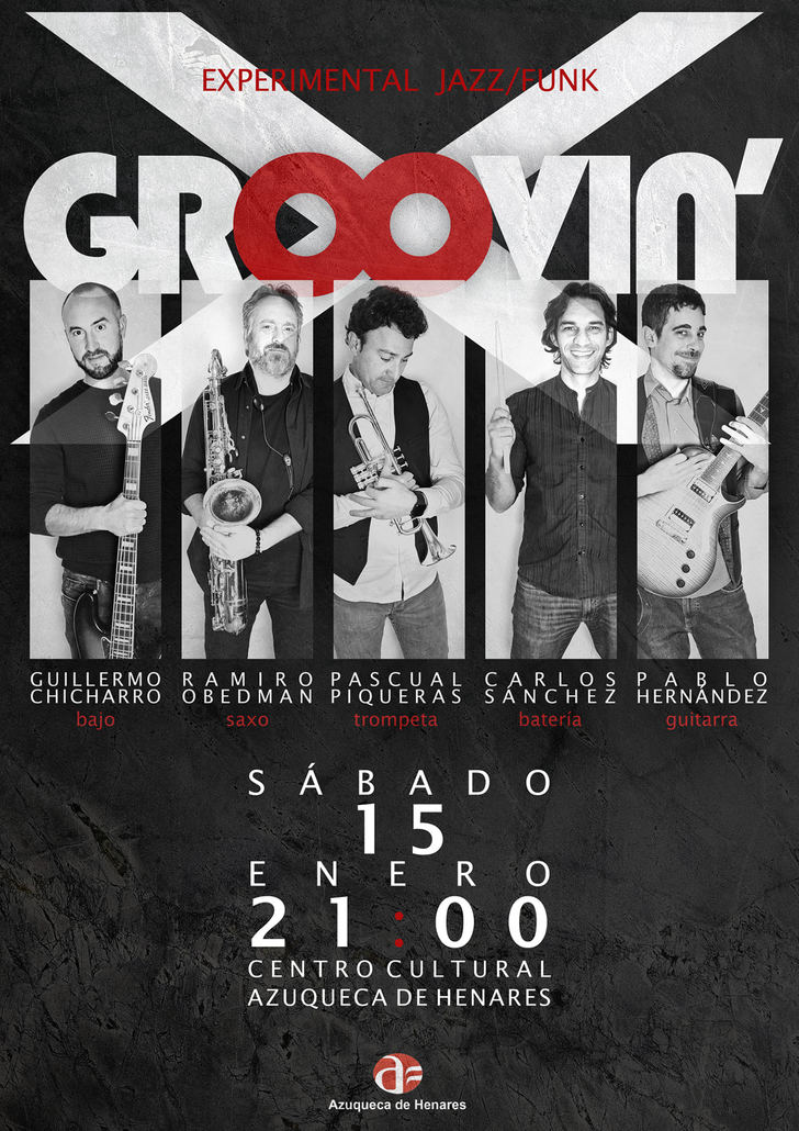 Este sábado, jazz en la Casa de la Cultura de Azuqueca con Groovin’ X