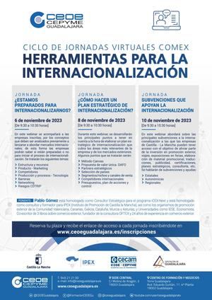 CEOE-CEPYME Guadalajara organiza un nuevo ciclo de jornadas virtuales sobre Comercio Exterior