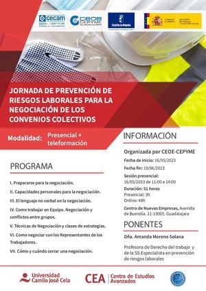 Nueva Jornada de Expertos en Negociación Colectiva organizadas por CEOE-CEPYME Guadalajara