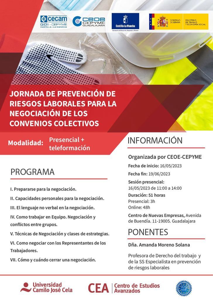 Nueva Jornada de Expertos en Negociación Colectiva organizadas por CEOE-CEPYME Guadalajara