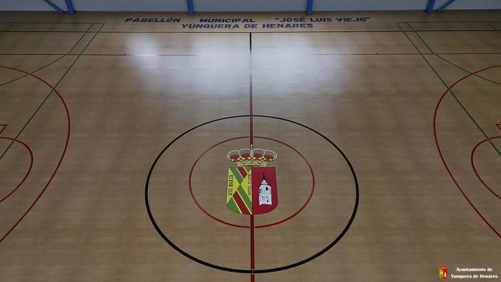 La remodelación del Pabellón Municipal José Luis Viejo de Yunquera de Henares concluye su 1ª fase