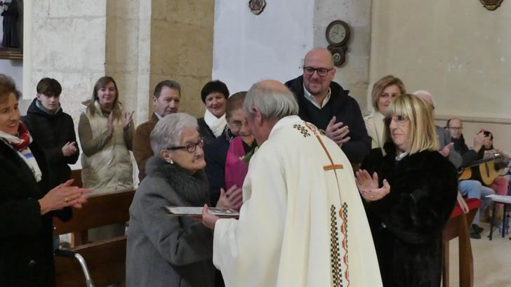Yunquera celebró el Santo Ángel de la Guarda homenajeando a Josefa de 98 años 