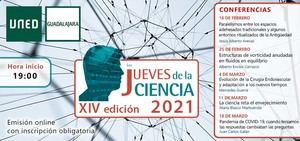 XIV Ciclo de Conferencias &#8220;Los jueves de la Ciencia&#8221; de la UNED en Guadalajara