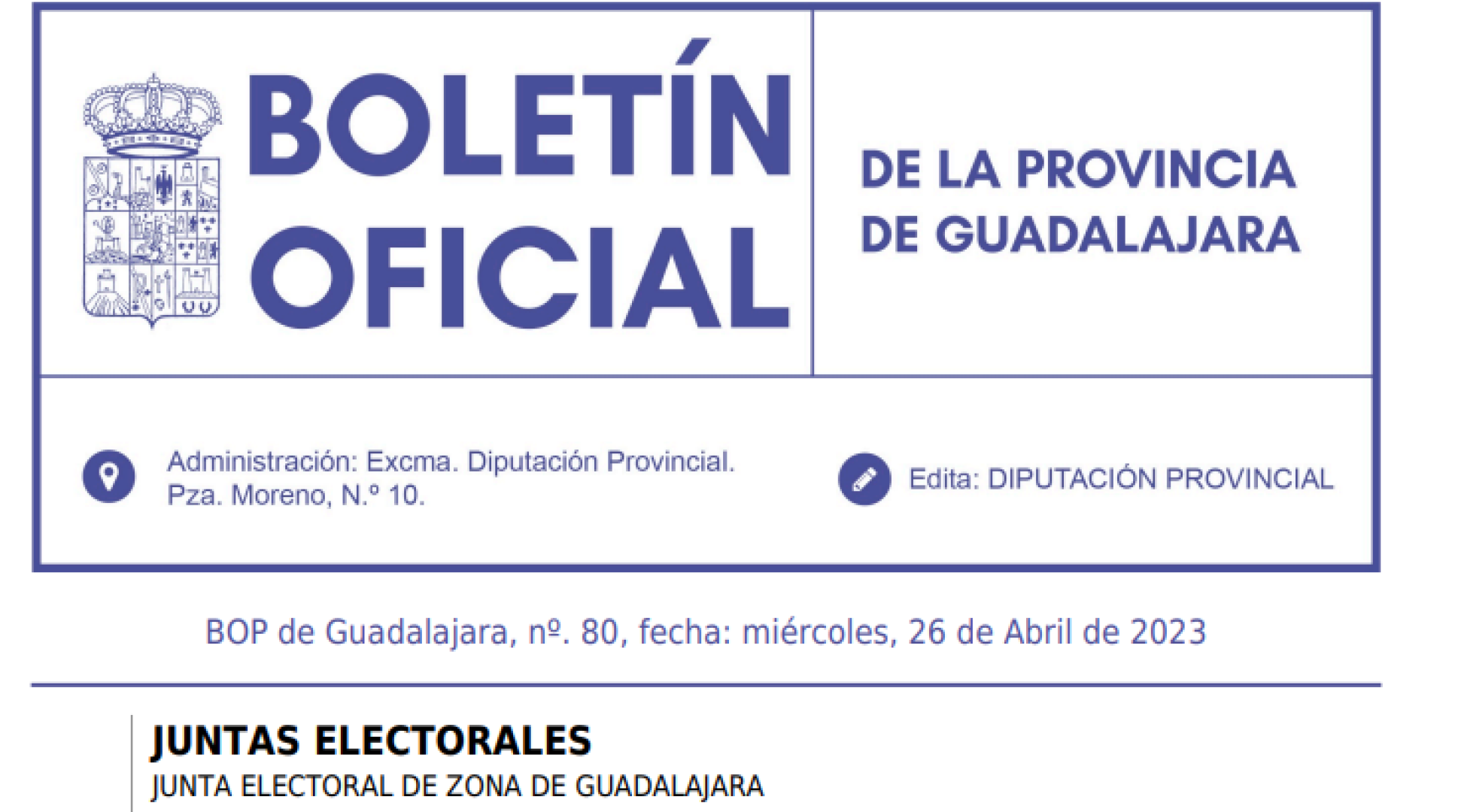 La Junta Electoral resuelve que el debate a tres en Guadalajara no vulnera el principio de proporcionalidad