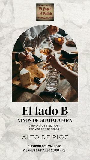 Disfrute este viernes de una nueva Armonía Platos-Vinos en el restaurante El Fogón del Vallejo de Alovera