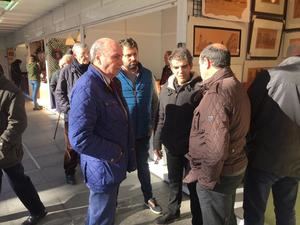 El presidente de la Diputación visita la Feria de Artesanía de Guadalajara 