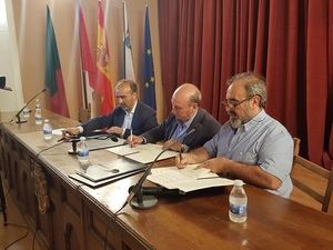 José Manuel Latre confía en que el Geoparque de Molina supere la evaluación y reitera su compromiso con la firma de dos convenios 