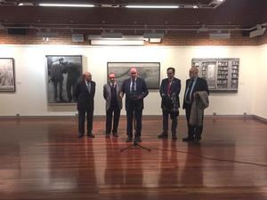 El presidente de la Diputación de Guadalajara inaugura las exposiciones con los trabajos de los Premios Provincia de Dibujo y Fotografía
