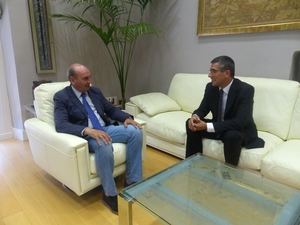 El presidente de la Diputación se reúne con el nuevo subdelegado del Gobierno en Guadalajara