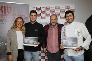 El chef seguntino, de La Cabrera, Pablo de Francisco, gana el premio a la tapa más original en Marvão
