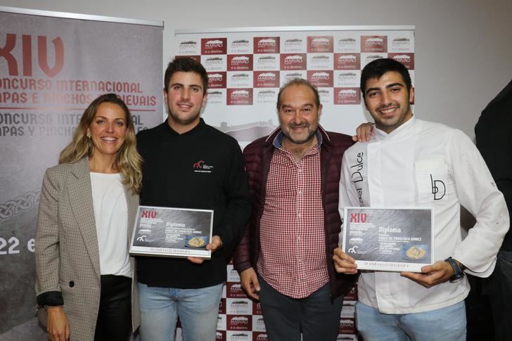 El chef seguntino, de La Cabrera, Pablo de Francisco, gana el premio a la tapa más original en Marvão