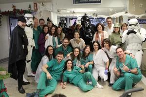 El Hospital de Guadalajara recibe la visita de la Legión 501-Spanish Garrison de Star Wars