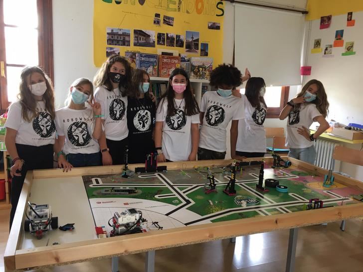 Las chicas del colegio de Lupiana se meten en la Final de la First Lego League