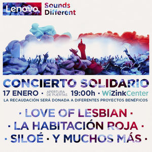 El 17 de enero llega el concierto solidario &#8220;Lenovo Sounds Different&#8221;, al WiZink Center de Madrid