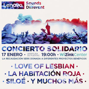 El 17 de enero llega el concierto solidario Lenovo Sounds Different, al WiZink Center de Madrid