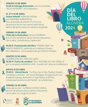 Alovera apuesta por una programación especial con motivo del Día del Libro.