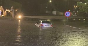 La intensa lluvia genera casi 67 incidentes en Castilla-La Mancha, 54 de ellos en Guadalajara