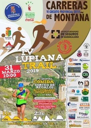 El domingo 31, IV Lupiana Trail, segunda prueba del Circuito de Carreras de Monta&#241;a 2019 de la Diputaci&#243;n de Guadalajara