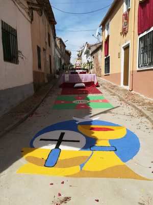 Celebración del Corpus Christi en Málaga del Fresno