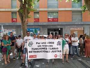 Movilizaci&#243;n del personal de Justicia de Guadalajara para exigir retribuciones justas 