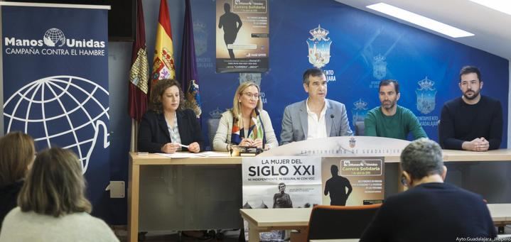 El 7 de abril, Carrera Solidaria de Manos Unidas, con la colaboración del Ayuntamiento de Guadalajara