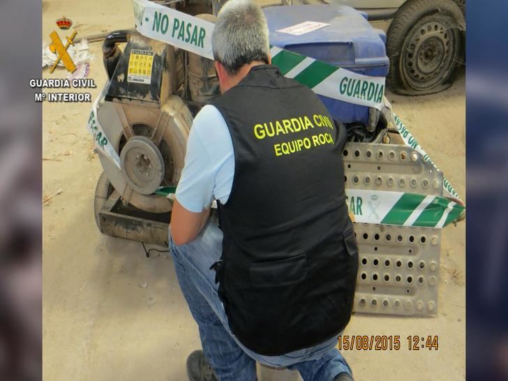La Guardia Civil de Cuenca detiene a cinco personas como autores de 22 delitos contra el patrimonio en explotaciones agrícolas