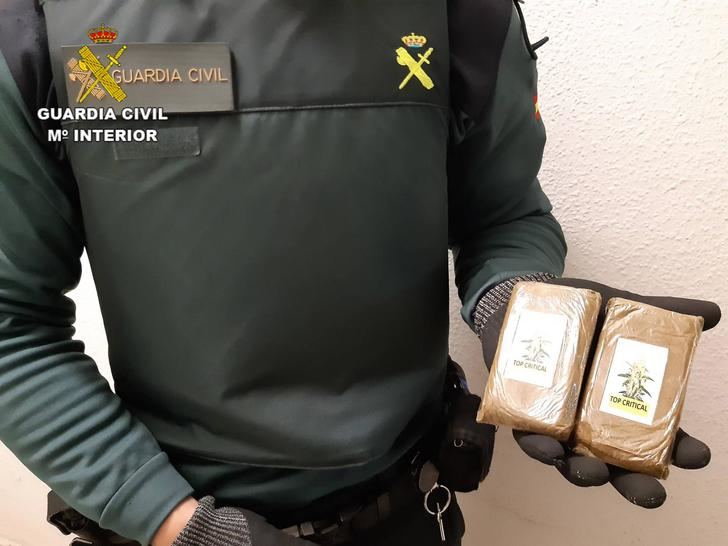 La Guardia Civil detiene en Maranchón a una persona por tráfico de drogas
