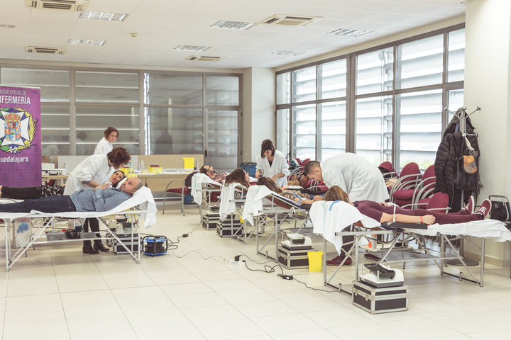 Récord de donaciones en el III Maratón de Donación de Sangre del Colegio de Enfermería de Guadalajara