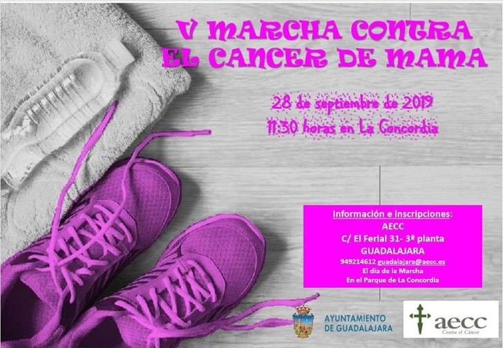 Abierta la inscripción para participar en la Marcha Contra el Cáncer de Guadalajara