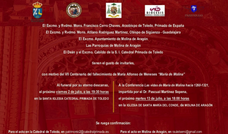 VII Centenario del fallecimiento de María de Molina