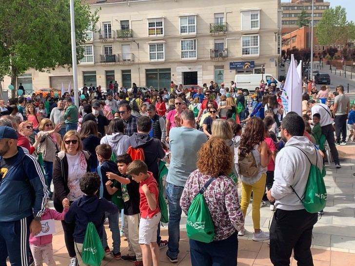 La XXIII Marcha Solidaria de Maristas llena la calle Mayor y el centro de la ciudad en favor de la solidaridad, la acción por el clima y la energía asequible