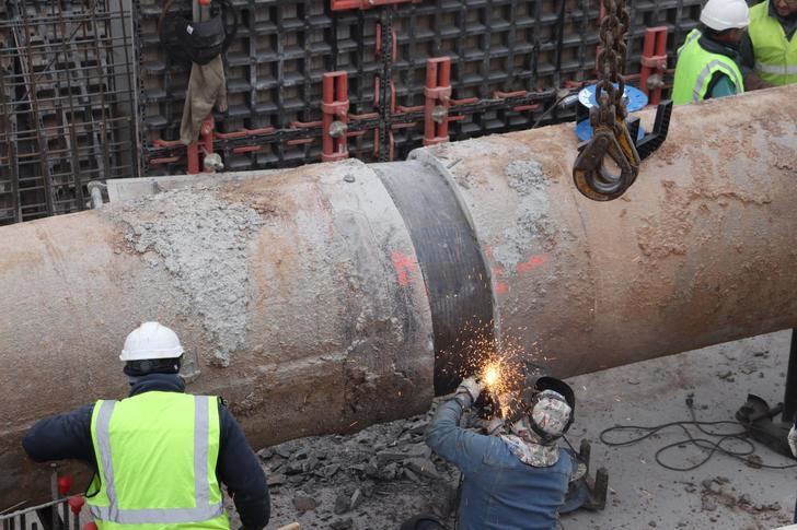 Hoy se acometen las obras para la nueva derivación autorizada por la Asamblea de la MAS a la Campiña Baja