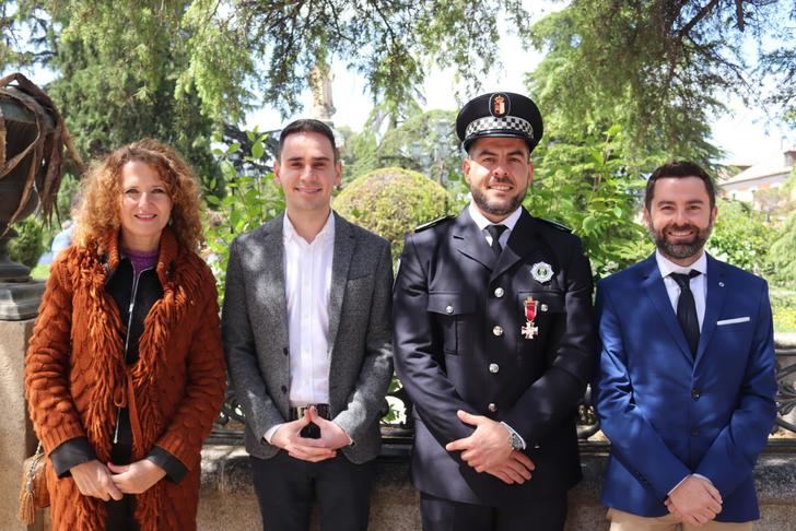 El jefe de la Policía de Cabanillas, condecorado en Toledo