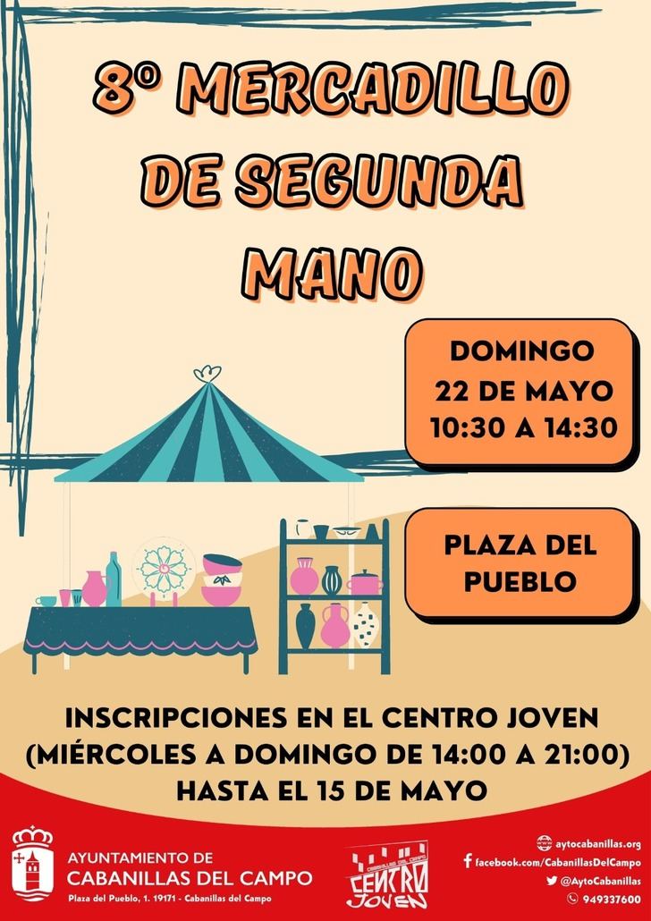 VIII Mercadillo de Segunda Mano de Cabanillas