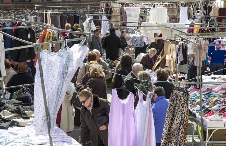 El mercadillo de Guadalajara regresa este sábado a la calle la Tajera con estrictas medidas de seguridad para comerciantes y clientes