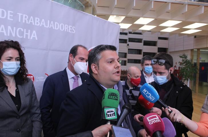 Monforte reclama en Guadalajara la figura del delegado territorial de prevención para luchar contra la “lacra” de la siniestralidad laboral en CLM