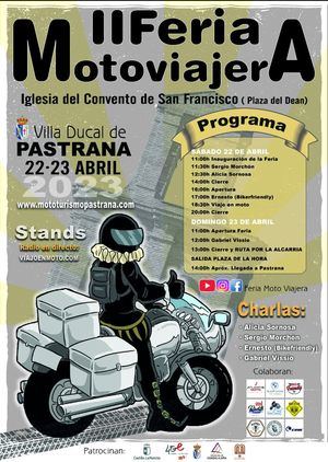 Pastrana apuesta por el mototurismo, con la organización de su II Feria Motoviajera