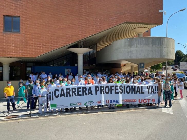 Movilizaciones en los Hospitales de Castilla la Mancha para lograr la reanudación del sistema de Carrera Profesional en el SESCAM