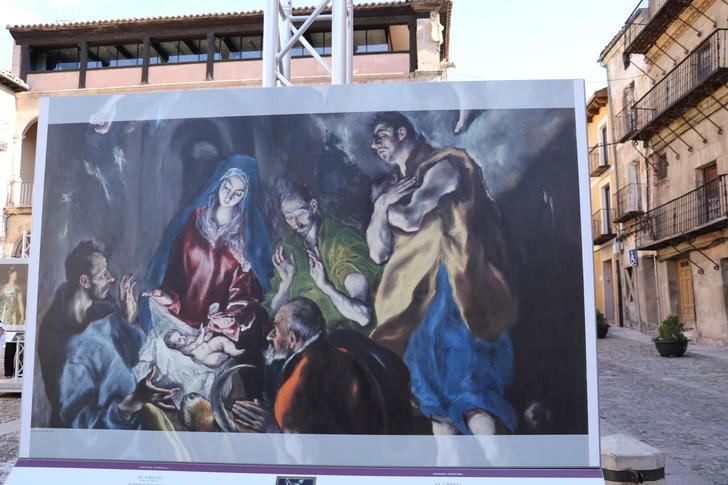Gran y seguro éxito de la exposición ‘El Museo del Prado en las calles’ de Sigüenza 