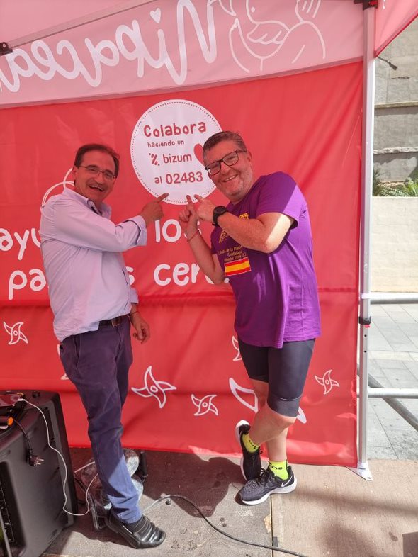 Éxito rotundo en #PedaladasPorNIPACE, 24h dando pedales con Nacho Redondo para visibilizar la Parálisis Cerebral y ayudar a NIPACE.
